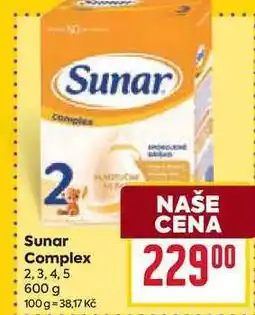 Billa Sunar Complex 2,3,4,5 600 g nabídka