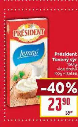 Billa Président Tavený sýr 150 g nabídka