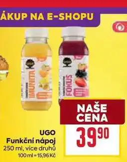 Billa UGO Funkční nápoj 250 ml nabídka