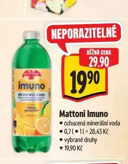 Albert Mattoni Imuno 0,7 l nabídka