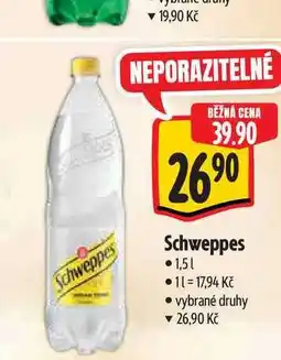 Albert Schweppes 1,5 l nabídka