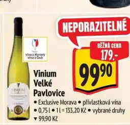 Albert Vinium Velké Pavlovice 0,75 l nabídka