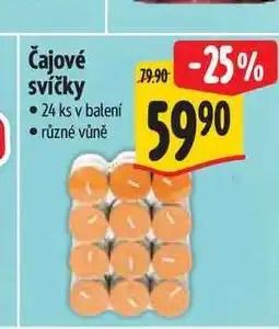 Albert Čajové svíčky 24 ks nabídka
