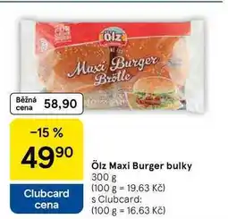 Tesco Ölz Maxi Burger bulky, 300 g nabídka