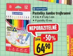 Albert Pastelky Jumbo trojhranné 12 ks, pr. tuhy 5 mm nabídka