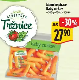 Albert Menu inspirace Baby mrkev 300 g nabídka
