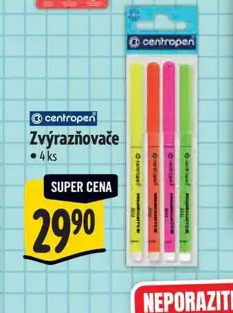 Albert Zvýrazňovače 4 ks nabídka
