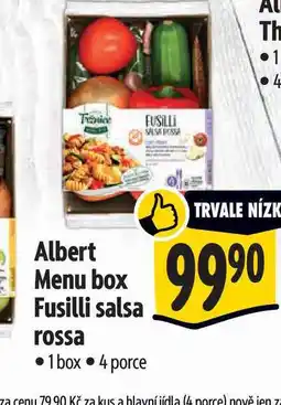 Albert Albert Menu box Fusilli salsa rossa 1 box nabídka