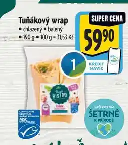 Albert Tuňákový wrap 190 g nabídka