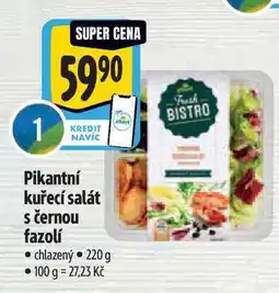 Albert Pikantní kuřecí salát s černou fazolí 220 g nabídka