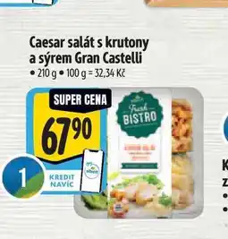 Albert Caesar salát s krutony a sýrem Gran Castelli 210 g nabídka