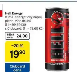 Tesco Hell Energy, 0.25 l nabídka