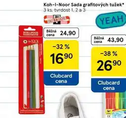 Tesco Koh-I-Noor Sada grafitových tužek, 3 ks, tvrdost 1, 2 a 3 nabídka