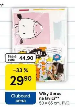 Tesco Wiky Ubrus na lavici, 50 x 65 cm. PVC nabídka