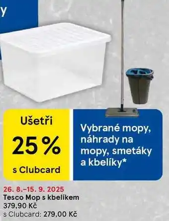 Tesco Tesco Mop s kbelíkem nabídka