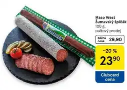 Tesco Maso West Šumavský špičák, 100 g nabídka