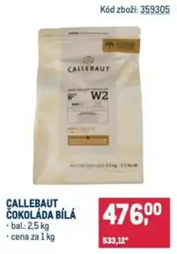 Makro Callebaut čokoláda bílá nabídka
