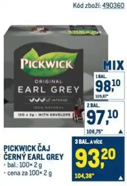 Makro Pickwick čaj cerny earl grey nabídka