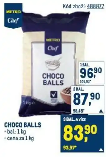 Makro Choco balls nabídka