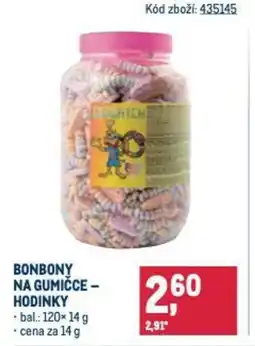 Makro Bonbony na gumičce - hodinky nabídka