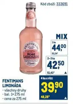 Makro Fentimans limonáda nabídka