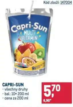 Makro Capri-Sun nabídka