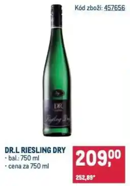 Makro DR.L RIESLING Dry nabídka