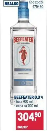 Makro Beefeater 0,0% nabídka