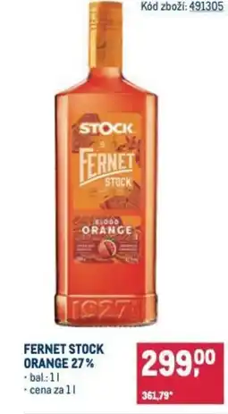 Makro Fernet stock orange 27% nabídka