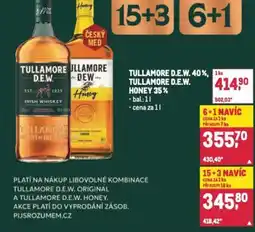 Makro Tullamore d.e.w. 40%,tullamore d.e.w. honey 35% nabídka