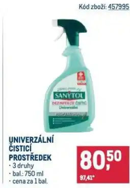 Makro Sanytol Univerzální čisticí prostředek nabídka
