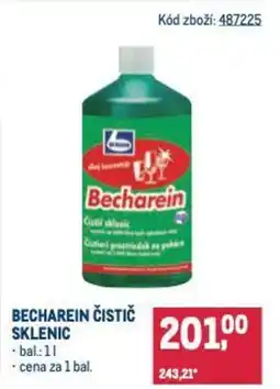 Makro Becharein čistič sklenic nabídka