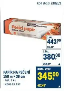 Makro Papír na pečení nabídka