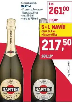Makro Martini nabídka