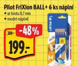 Albert Pilot Frixion BALL+ náplní nabídka
