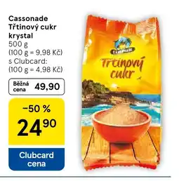 Tesco Cassonade Třtinový cukr krystal nabídka