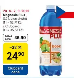 Tesco Magnesia Plus nabídka