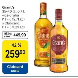 Tesco Grant's nabídka