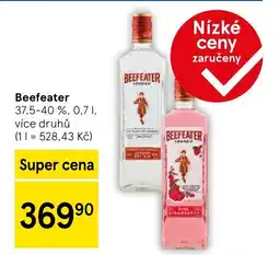 Tesco BEEFEATER nabídka