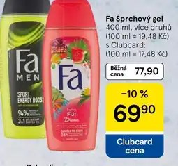 Tesco FA Sprchový gel nabídka