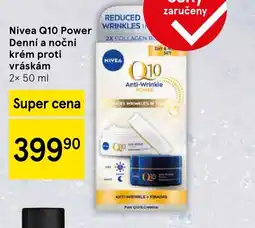 Tesco NIVEA Q10 Power Denní a noční krém proti vráskám nabídka