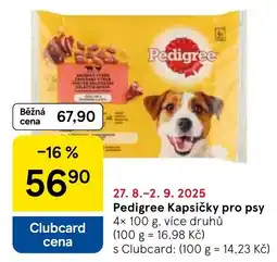 Tesco Pedigree Kapsičky pro psy nabídka