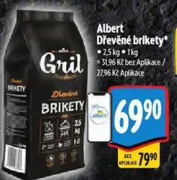 Albert Albert Dřevěné brikety nabídka