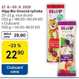 Tesco Hipp Bio Ovocná tyčinka nabídka