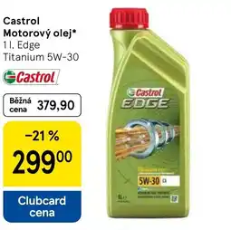 Tesco Castrol Motorový olej nabídka