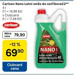 Tesco Carlson Nano Letní směs do ostřikovačů nabídka