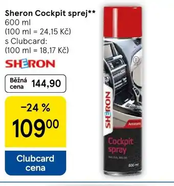 Tesco SHERON Cockpit sprej nabídka