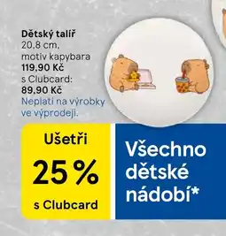 Tesco Dětský talíř nabídka