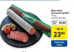 Tesco Maso West Šumavský špičák nabídka