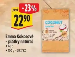 Albert Emma Kokosové - plátky natural nabídka